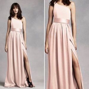 Blush pink Vera Wang gown, size 10.